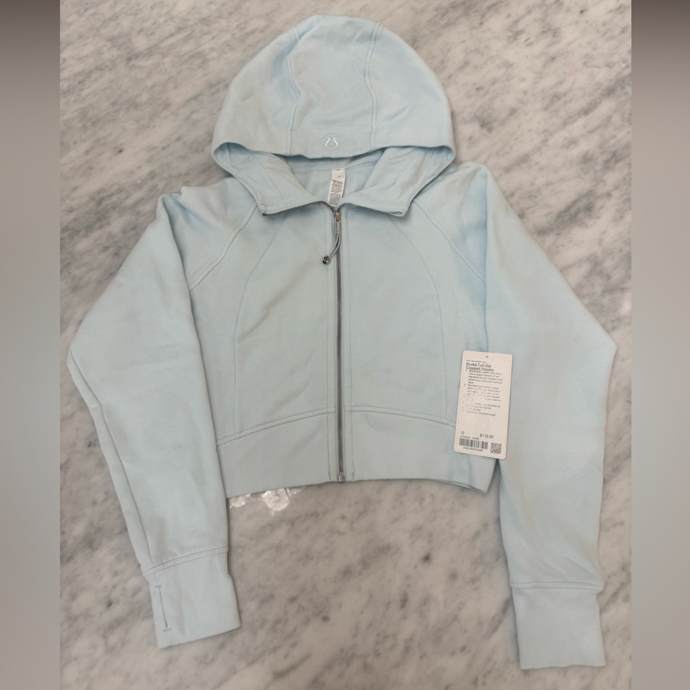Scuba Full-Zip Cropped Hoodie!